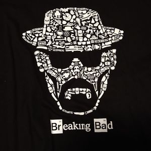Breaking Bad Heisenberg Graphic Tshirt Short Sleeve Women's Large